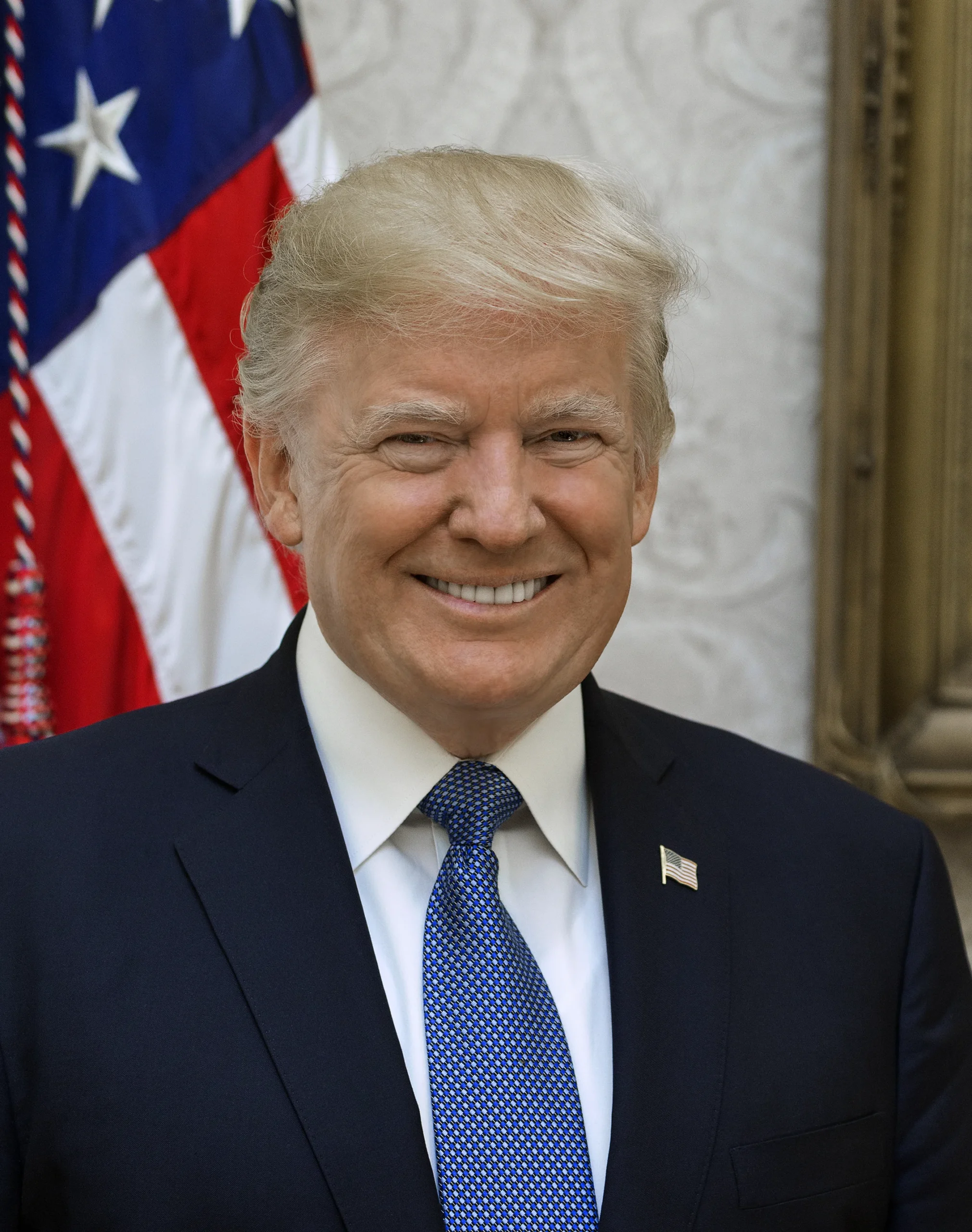 Офіційний портрет президента США Дональда Трампа